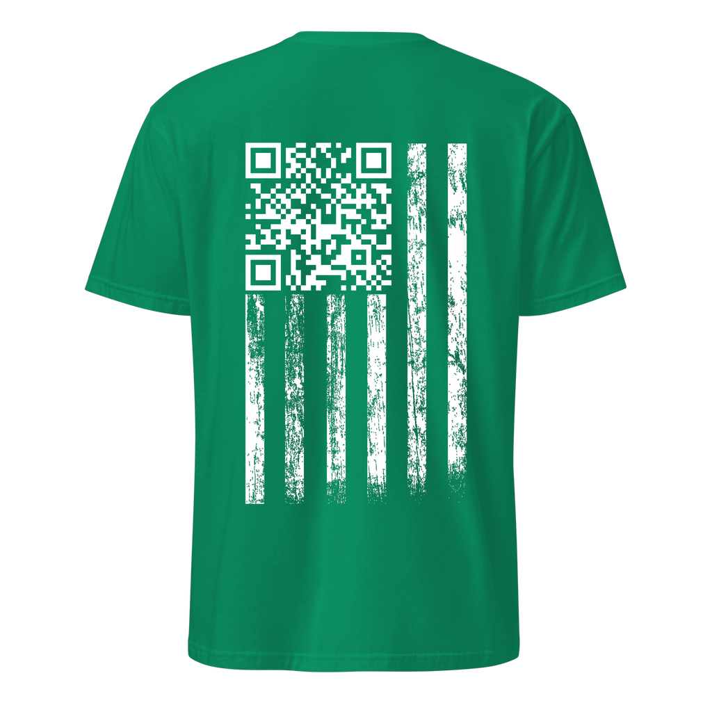 Trump YMCA Troll 45 - 47 Flag QR Shirt - St. Paddy's Day Edition