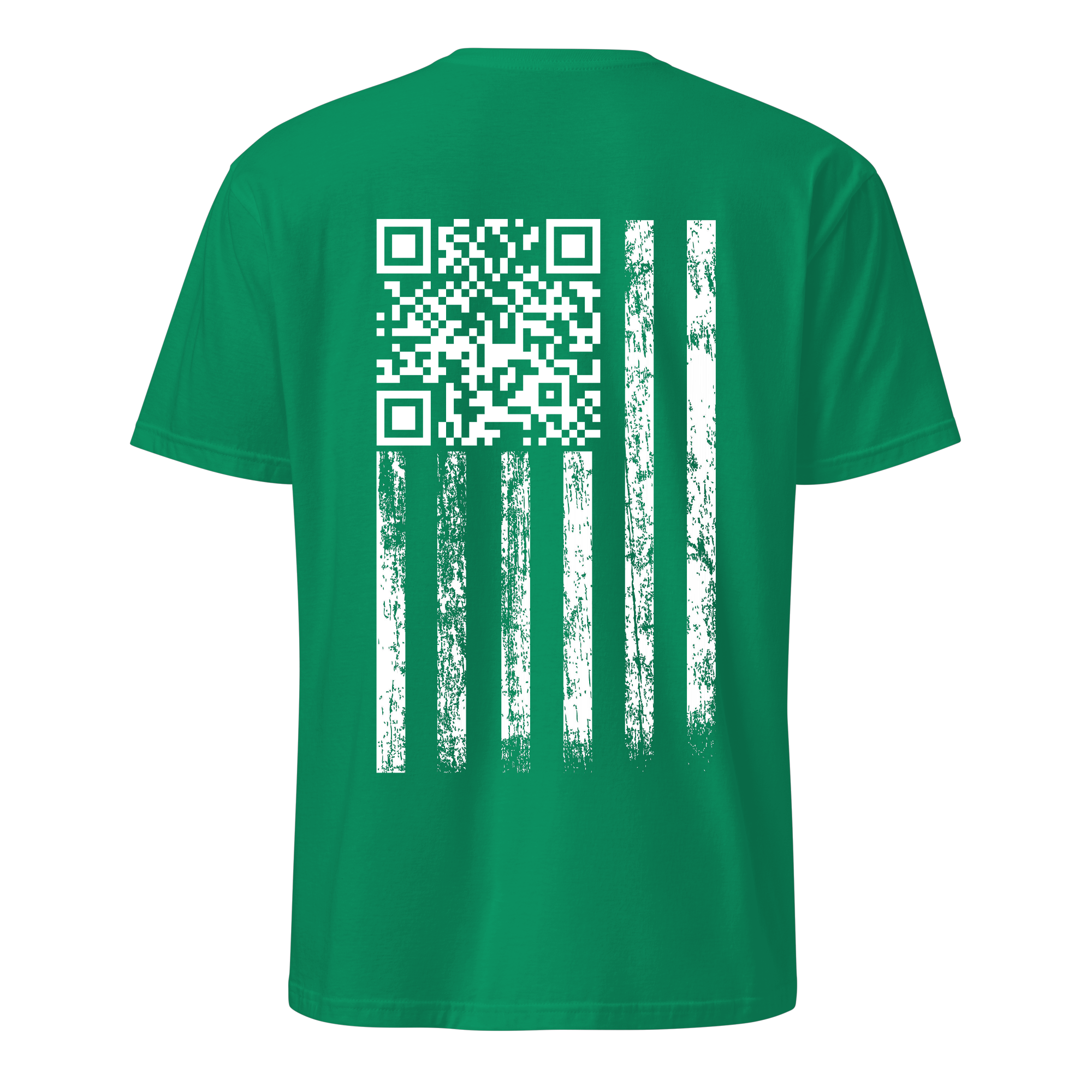 Trump YMCA Troll 45 - 47 Flag QR Shirt - St. Paddy's Day Edition