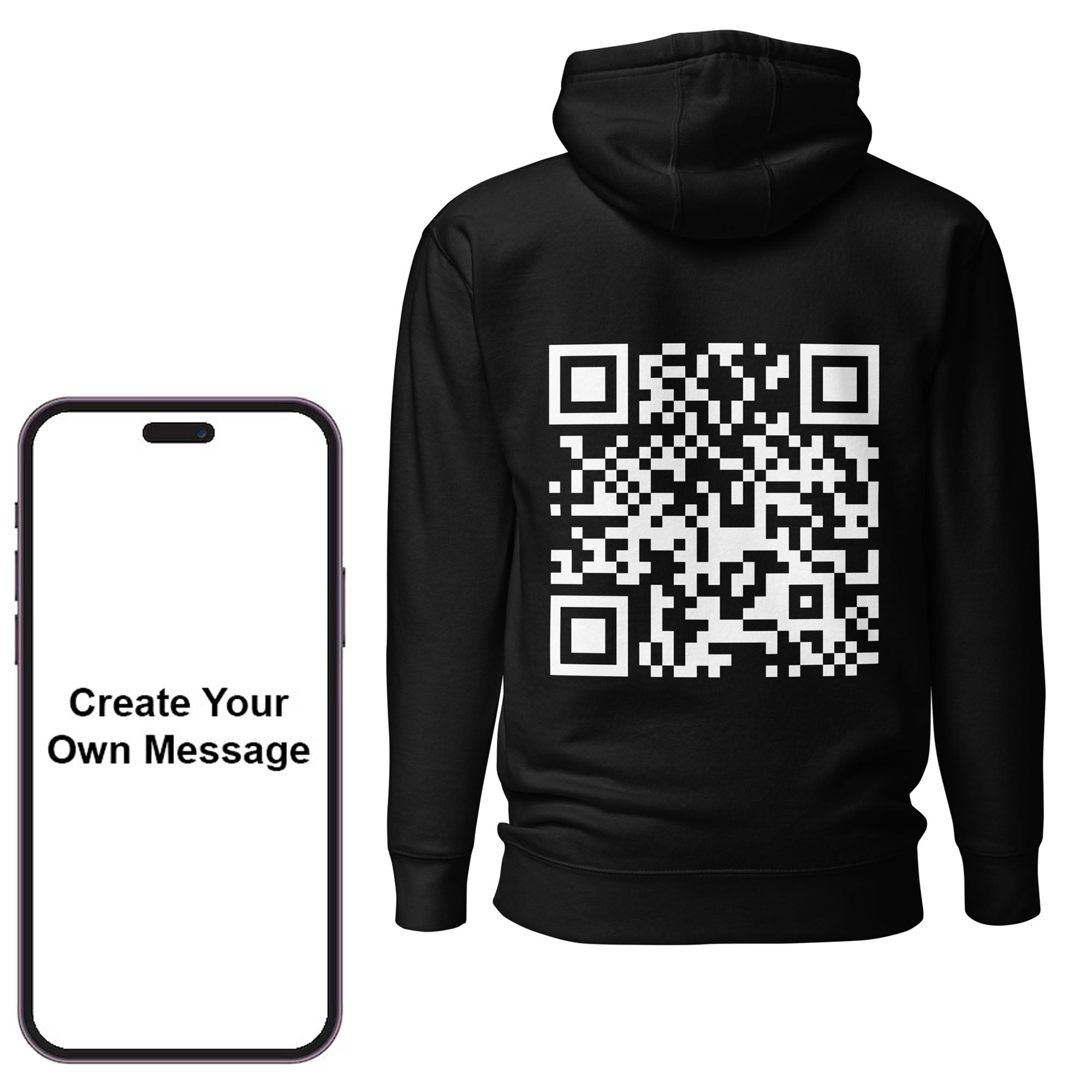 Custom Message QR T-Shirt