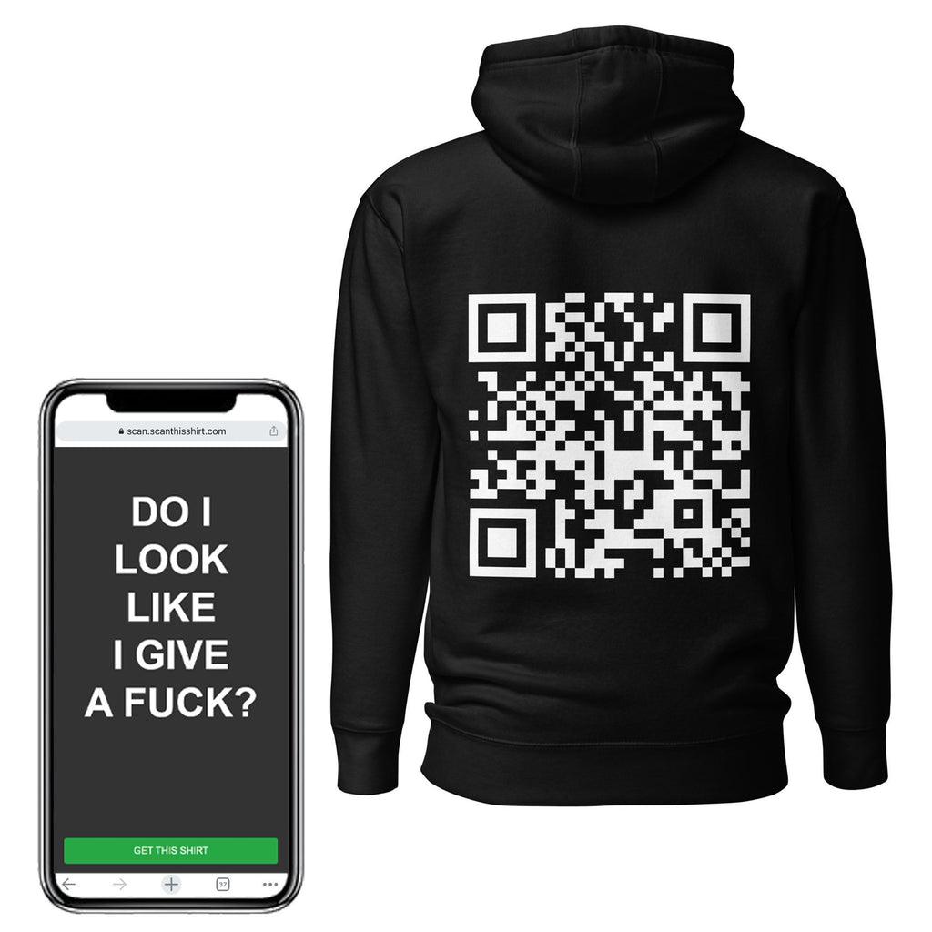 Do I Look Like I Give A Fuck (DILLIGAF) QR Sweatshirt