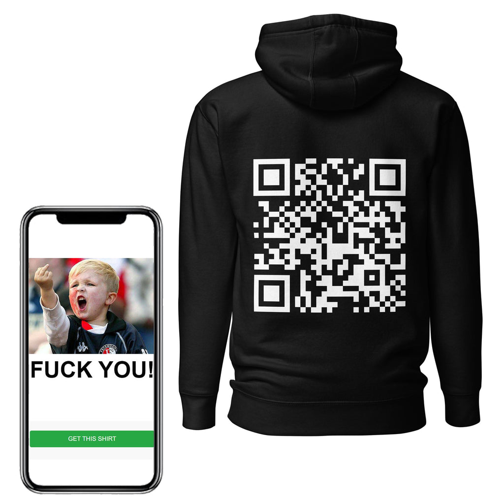 FUCK QR Sweatshirt (Lookhuman)