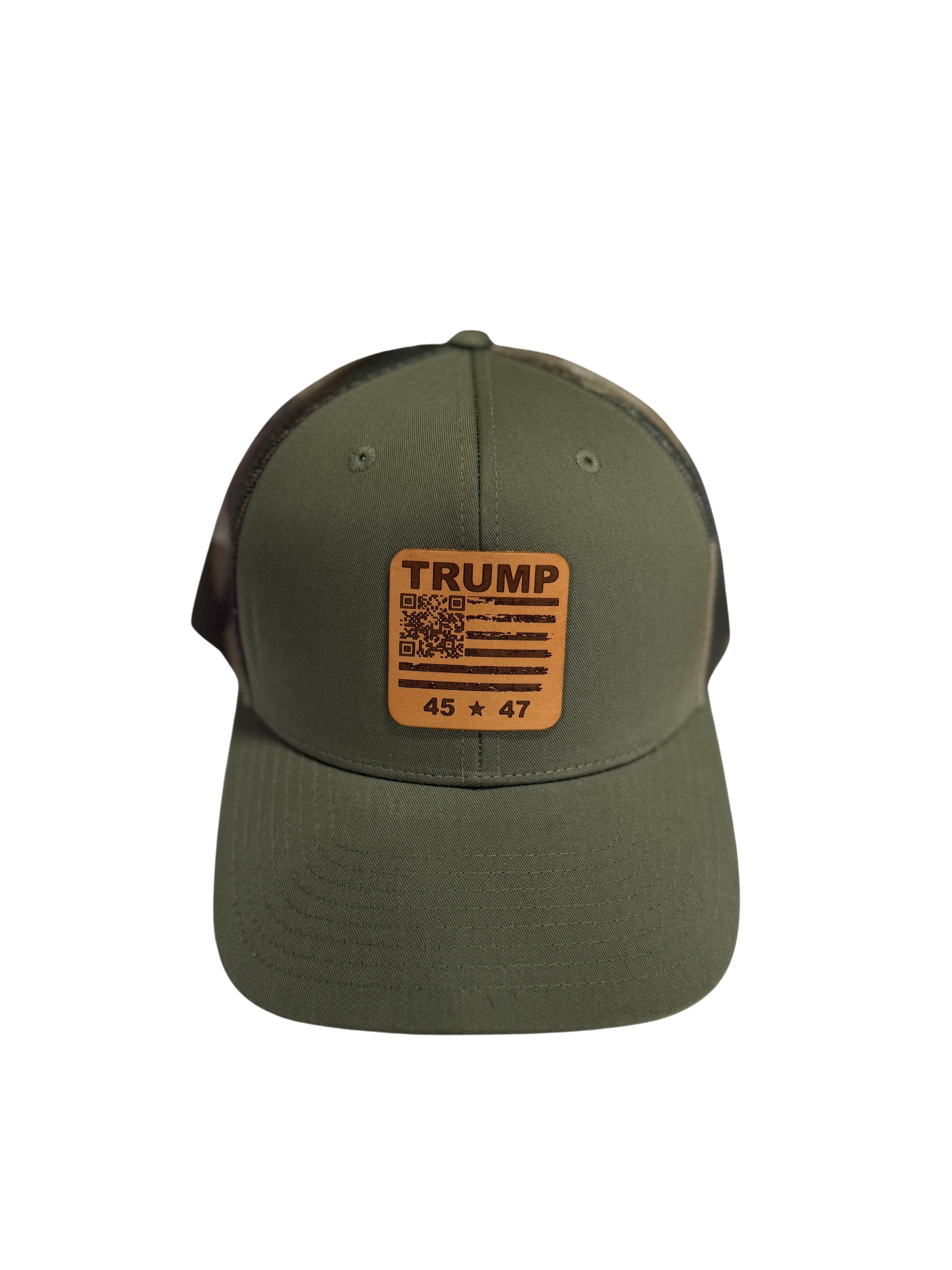 Trump YMCA Troll 45 - 47 Flag QR Hat