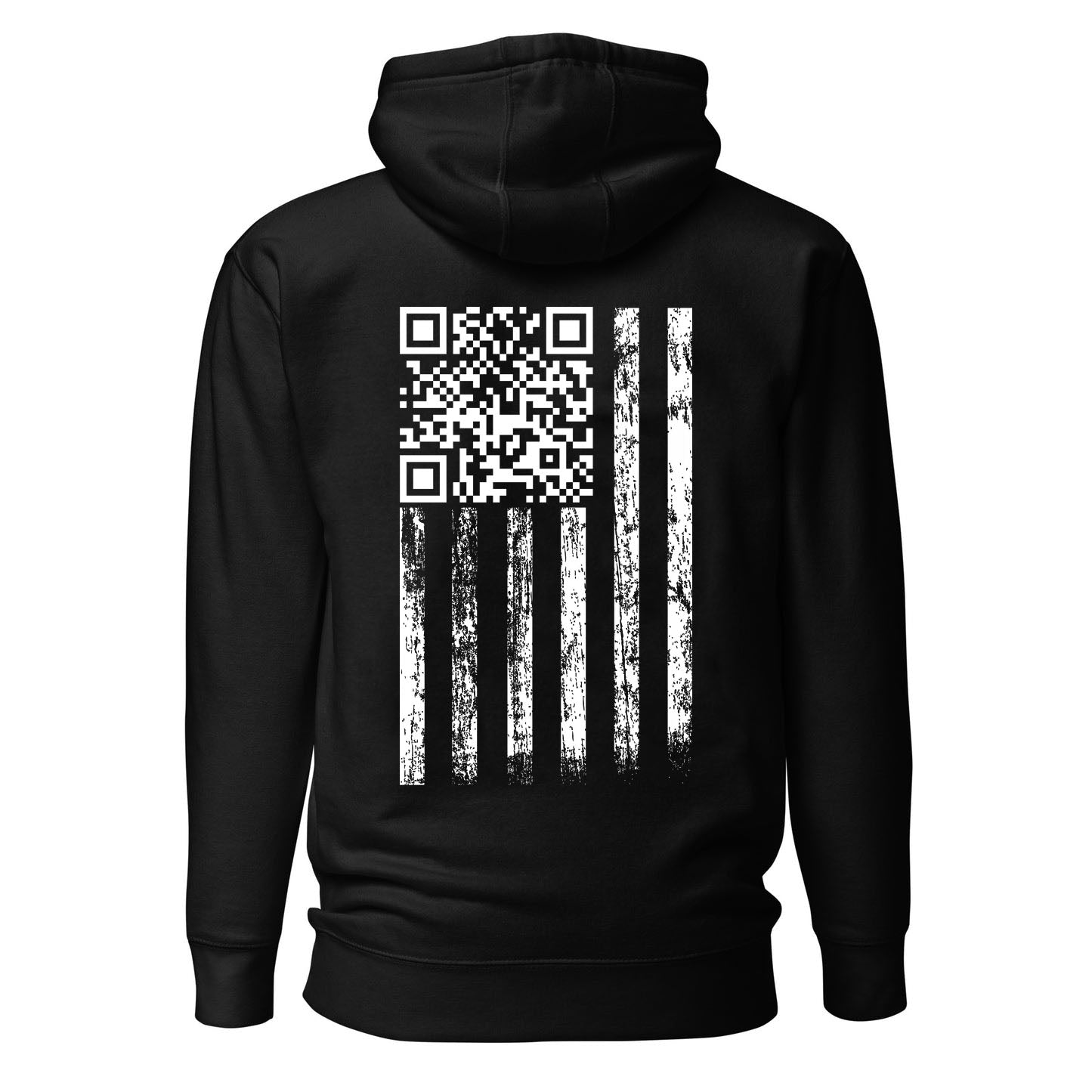 Trump YMCA Troll 45 - 47 Flag QR Sweatshirt