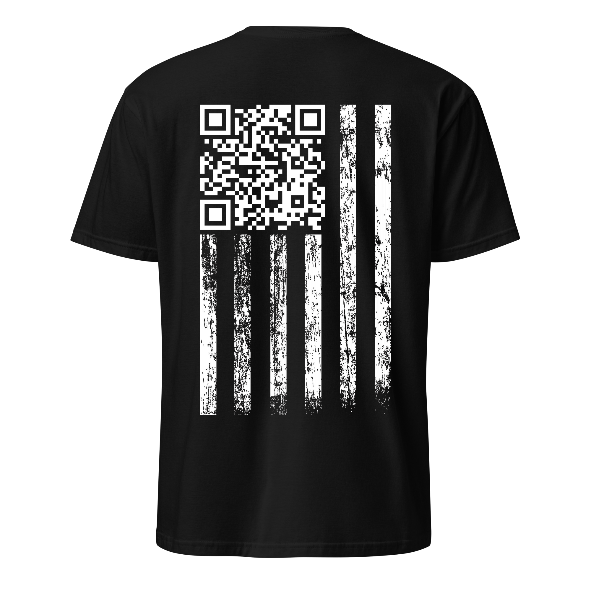 Trump Biden Golf Troll 45 - 47 Flag QR Shirt