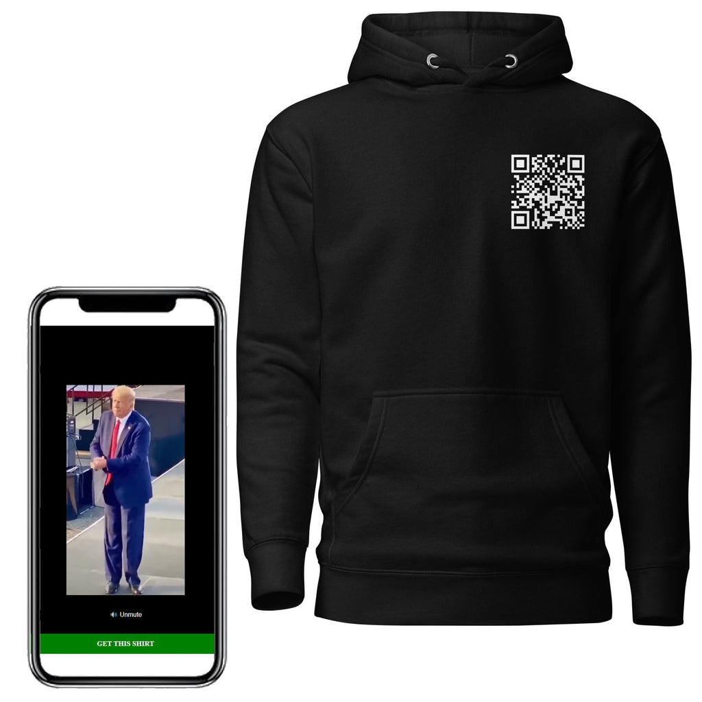 Trump YMCA Troll QR Sweatshirt (lookhuman)