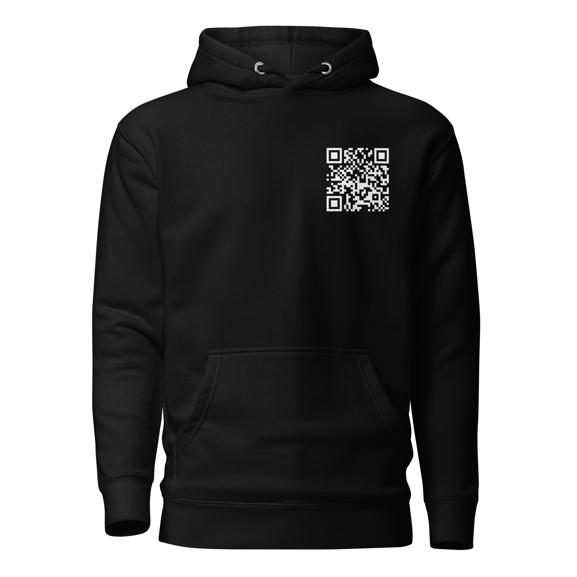 Custom Message QR Hoodie (lookhuman)